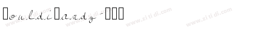 Could Candy字体转换